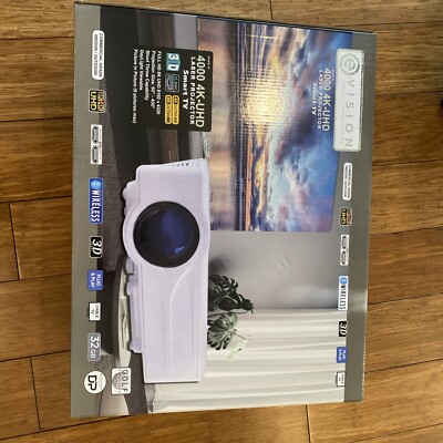 E-Vision 4000 4K-UHD Laser Smart Projector 8K MSRP $4,999