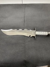 Chipaway Cutlery Knife Bowie Sharp Almost 18 Inches Overall Pakistan Steel