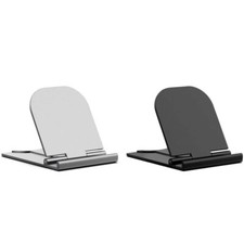 2Pcs Set l Folding Mobile Phone Desk Stand Holder Desktop Table Mount Universal