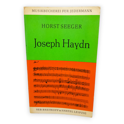 Joseph Haydn Horst Seeger 1970 Musik VEB Breitkopf Härtel Leipzig Taschenbuch