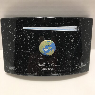 Vintage Halley s Comet Commemorative Desk Paperweight (Limited Edition)