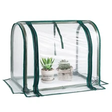 Mini Indoor Greenhouse Tabletop Garden Nursery Plant Cover Tent Humidity Dome...