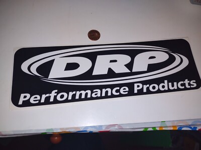 LARGE BLACK DRP Sticker / Decal RACING ORIGINAL OLD STOCK | eBay