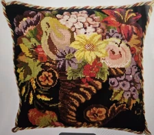 ELIZABETH BRADLEY Needlepoint Kit  UK  "VICTORIAN FLOWERS: AUTUMN"  ***NEW***