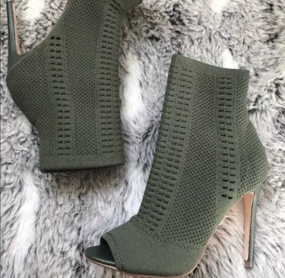 steve madden olive green heels