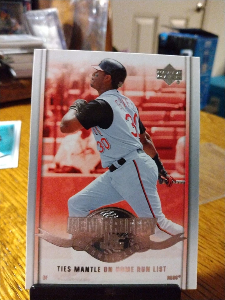 2007 Upper Deck Ken Griffey Jr Ties Mantle On Home Run List Cincinnati Reds... - Image 2 of 4