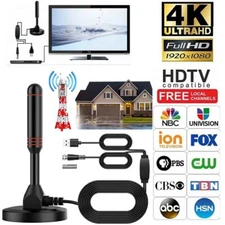 5600 Miles Digital TV Antenna 1080P 4K Waterproof HDTV Amplified Outdoor Indoor