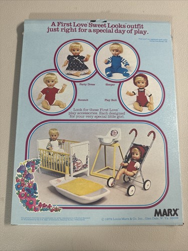 1979 Marx First Love Sweet Looks Red Sunsuit Outfit #1331 NIB - Picture 7 of 11