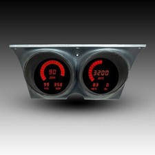 1967-1968 Camaro/Firebird Digital Gauges Red LED DP4000R Made In USA