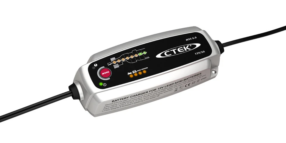 CTEK mxs5.0 Chargeur de batterie 12V 5A avec compensation température TOUT NEUF - Photo 2/3