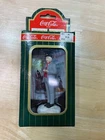 Vtg Coca Cola Conductor Town Square Collection Christmas Village Ornament