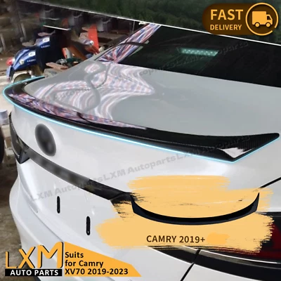 Gloss Black Rear Boot Spoiler Wing for Toyota Camry XV70 2018-2020 SL SX Ascent - Image 1 of 4