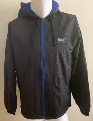 NWT EVERLAST SPORT-Men s Zip jacket with pockets Black Size M