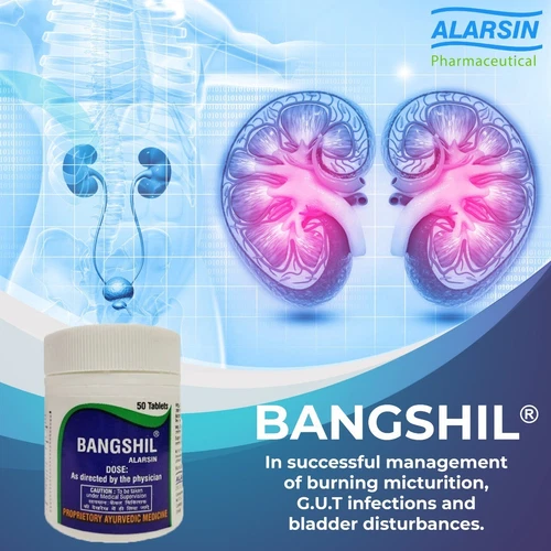 Alarsin BANGSHIL Compresse (100tab) Erboristeria Ayurvedica Prostata e Benessere Urinario - Foto 2 di 4