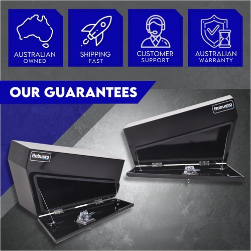 Pair of Undertray Toolbox in Steel Aluminium Under Tray Underbody Tool Box UTE - Picture 43 of 85