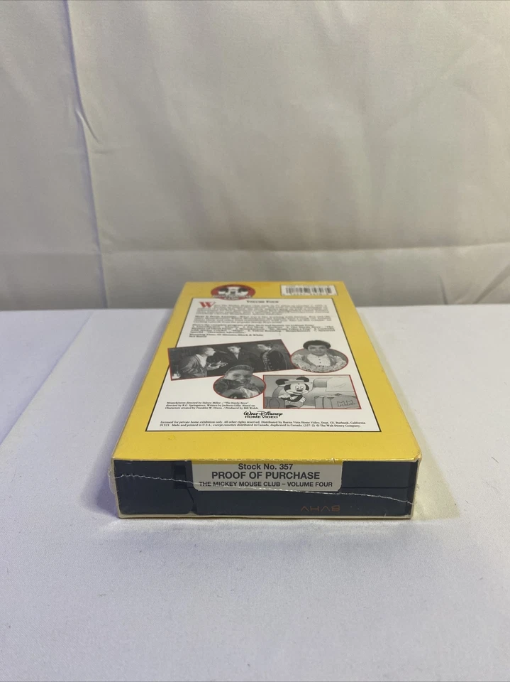 NEW The Mickey Mouse Club (VHS) Volume Four "Hardy Boys" * SEALED - Image 3 of 3