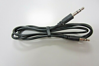 Aux Cable 3.5 mm 3 feet straight connector | (TRS) NEW (no packaging) Auxiliary
