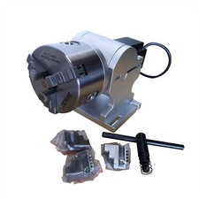80MM Laser Rotation Axis Rotary Device for Fiber Laser Marking Machine Engraver