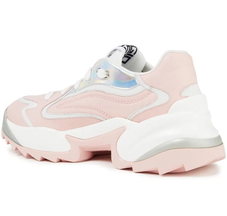 $710 Nuevas Tenis de Cuero SERGIO ROSSI US8 EU38 UK5 Suela Gruesa Hechas en Italia Foto 3 de 4