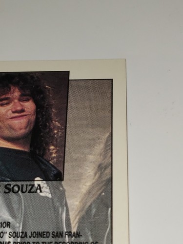 1991 Brockum RockCards #138 Steve Souza Exodus Rock 🎸 Hair Metal Band Cards - Picture 12 of 12