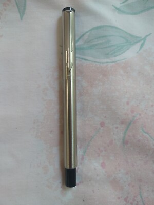 Parker Vector Stainless Steel Fine Nib Fountain pen New