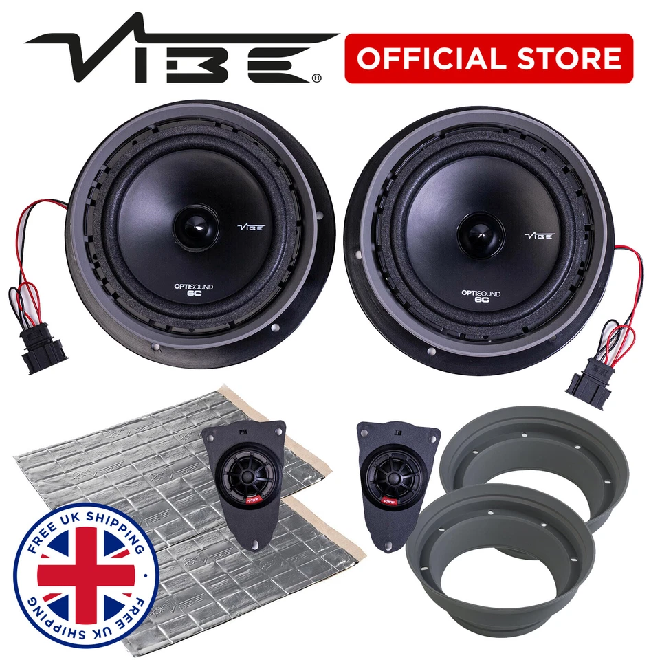 VIBE 6.5" Car Audio VW T5 And T5.1 Plug & Play 270W Peak Speaker Upgrade Kit - Image 2 of 4