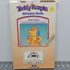 Vtg Teddy Ruxpin Adventure Series Uncle Grubby Book  Audio Cassette