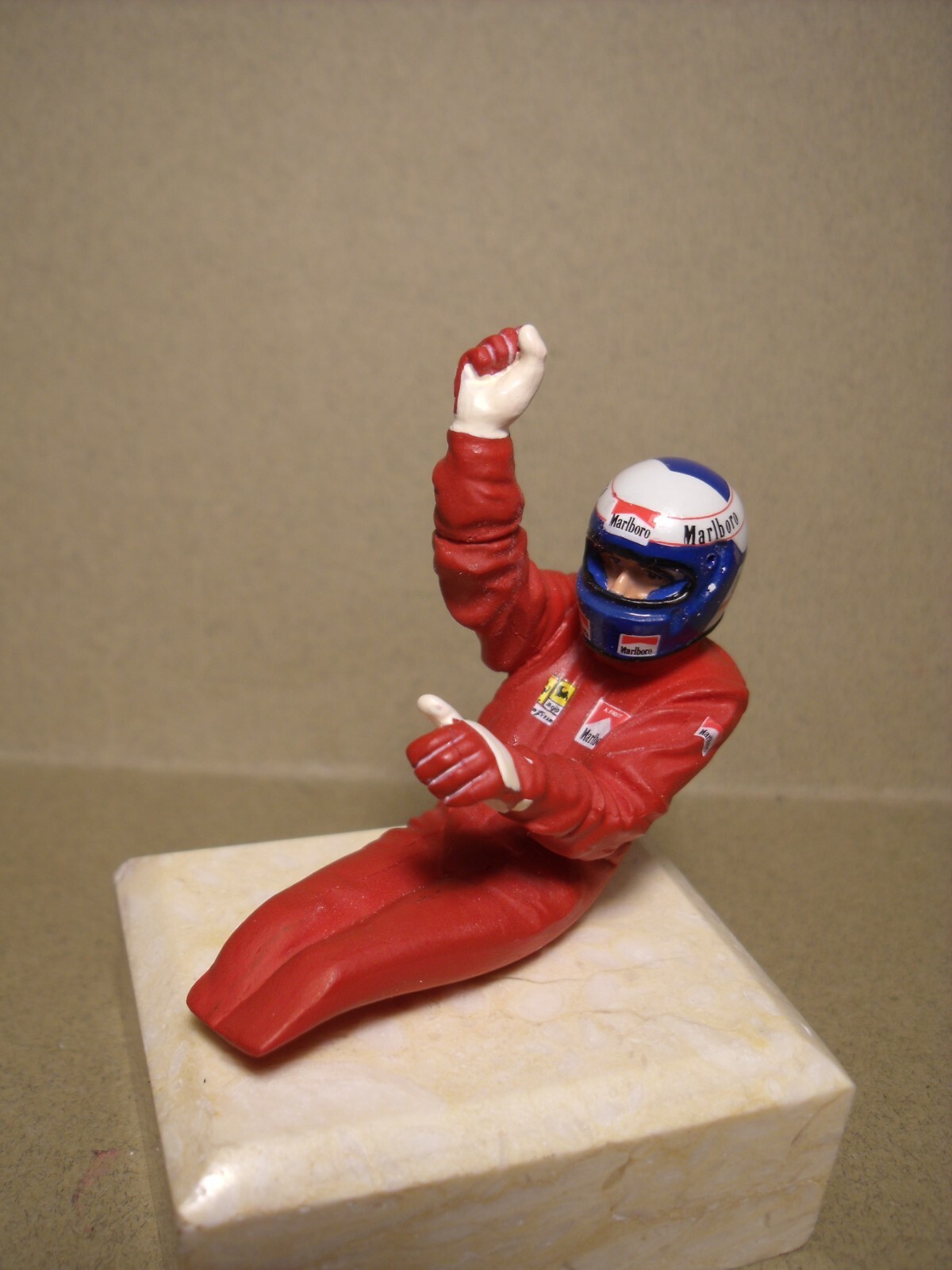 Figurine de Collection F1 Alain Prost Échelle 1/18 Vroom Artisanale