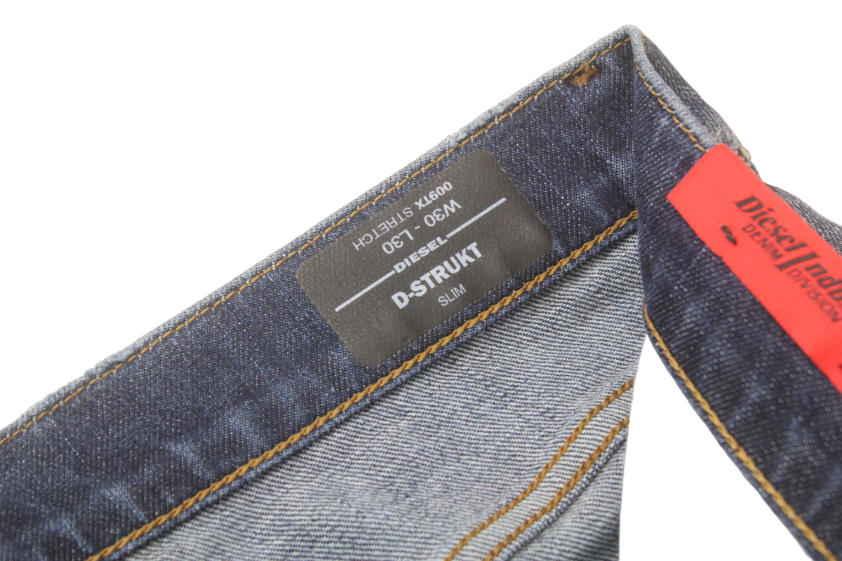 DIESEL D-Strukt Slim 009TX Stretch Jeans Men's W30/L30