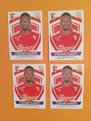 TRUE RC - lot of 4x - Alvaro Djalo - 2022-23 Panini Futebol - SC Braga