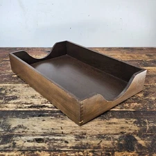 Vintage Rosewood Paper Tray