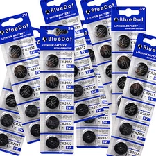 Watch Toys Remote Battery WHOLESALE 40pcs CR2032 LM2032 DL2032 Button Cell Coin