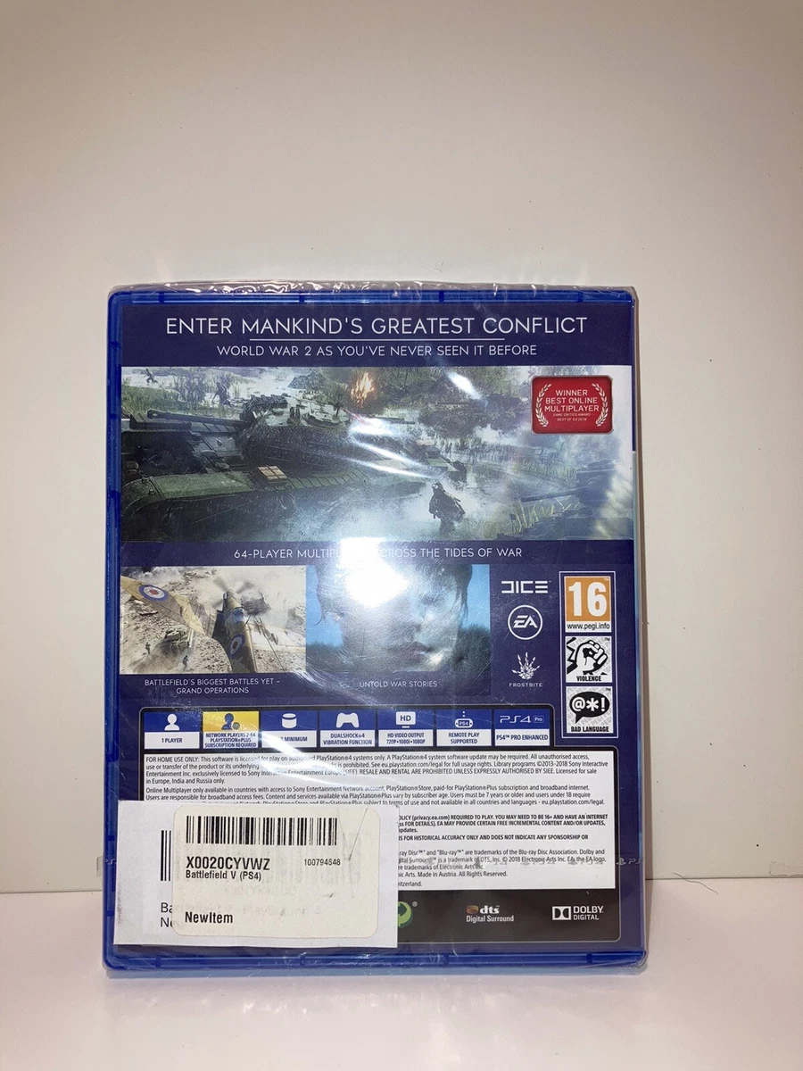 Battlefield 5 ps4 digital 2025