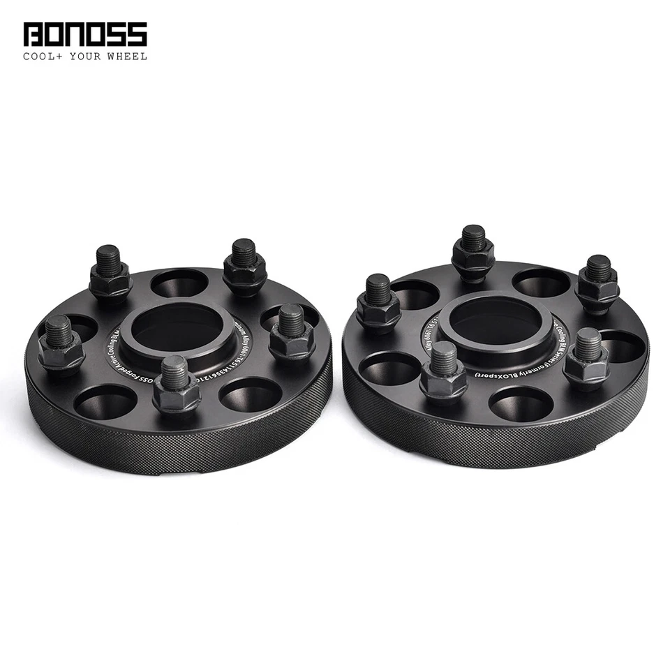 Espaciador de rueda forjado BONOSS 4x25 mm para Land Rover Range Rover Evoque 5x108 CB63,3 Foto 3 de 4