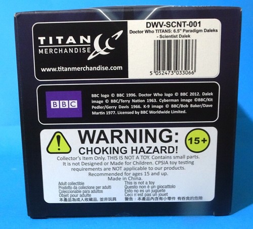 Doctor Who - Científico Dalek Titans 6.5" Figura Vinilo NUEVO Titan Mercancía BBC - Imagen 5 de 5