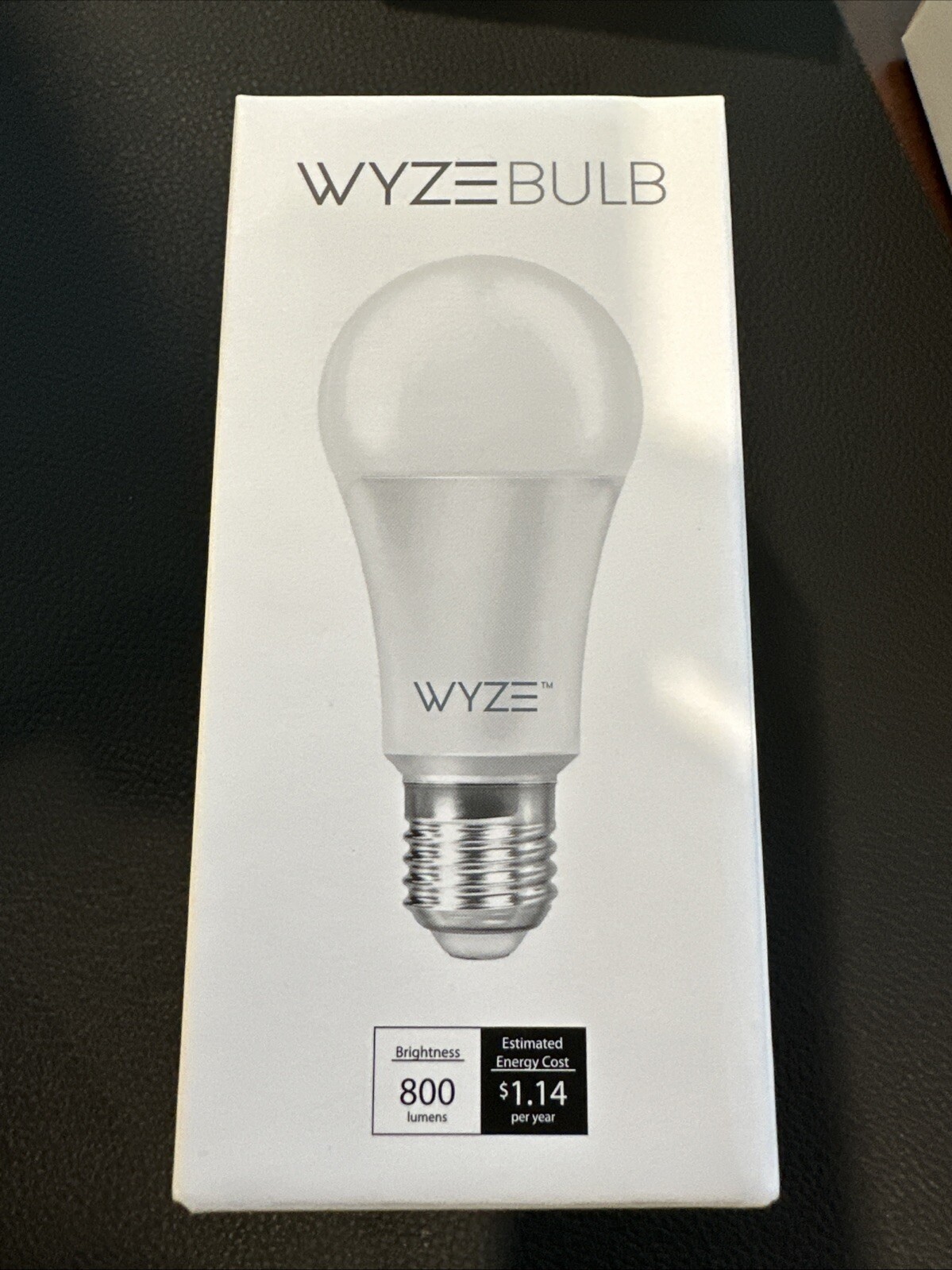 Wyze Bulb White WiFi Smart Bulb 800 Lumens E26-Screw Voice Control New Sealed-image