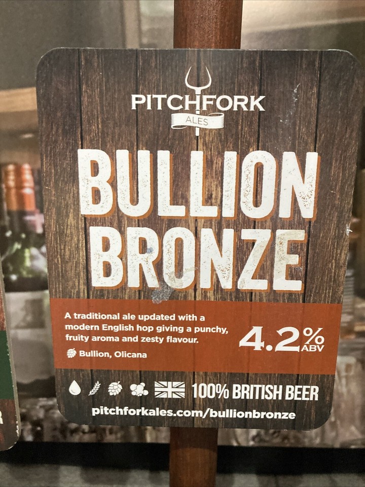 Dummy beer pump X 4 pub home bar mancave real ale genuine badges