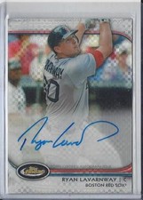 RYAN LAVARNWAY 2012 TOPPS FINEST XFRACTOR ON CARD AUTO #D 200/299