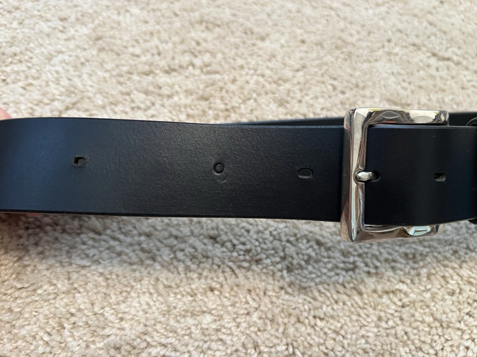 Cinturón ecuestre Smartpak Harwich de cuero negro con cristales de Swarovski talla 36 Foto 3 de 4