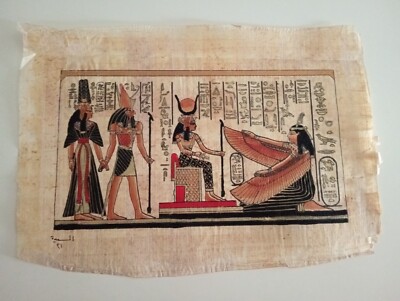 Egiptian Papyrus original with guarantee certificate
