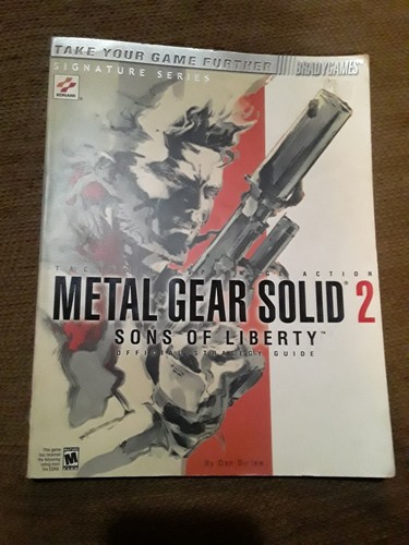 Metal Gear Solid 2 Sons Of Liberty Official Video Game Strategy Guide & Poster - Picture 2 of 10