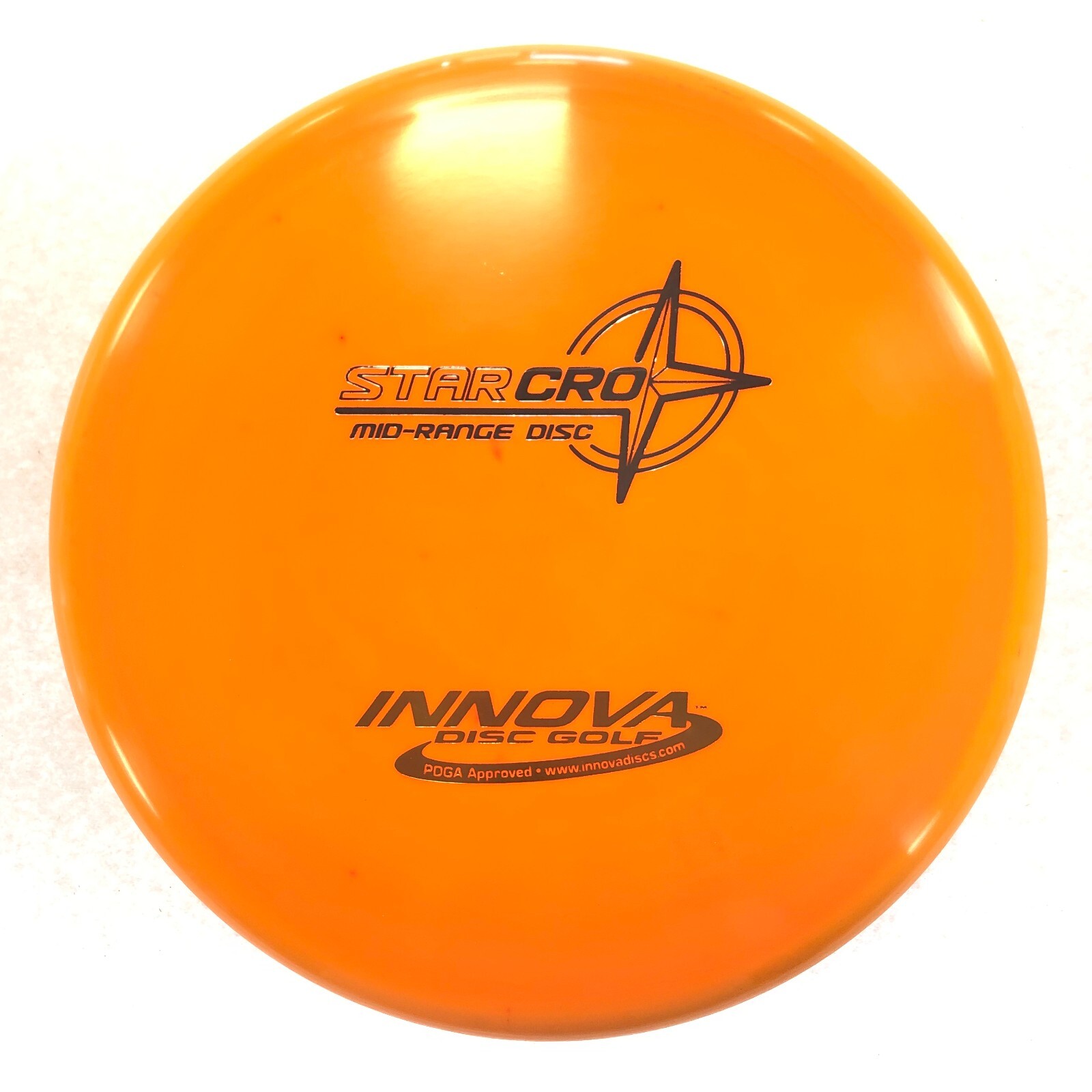 NEW RARE DISC GOLF INNOVA PFN STAR CRO MID RANGE 175g ORANGE W/ GOLD
