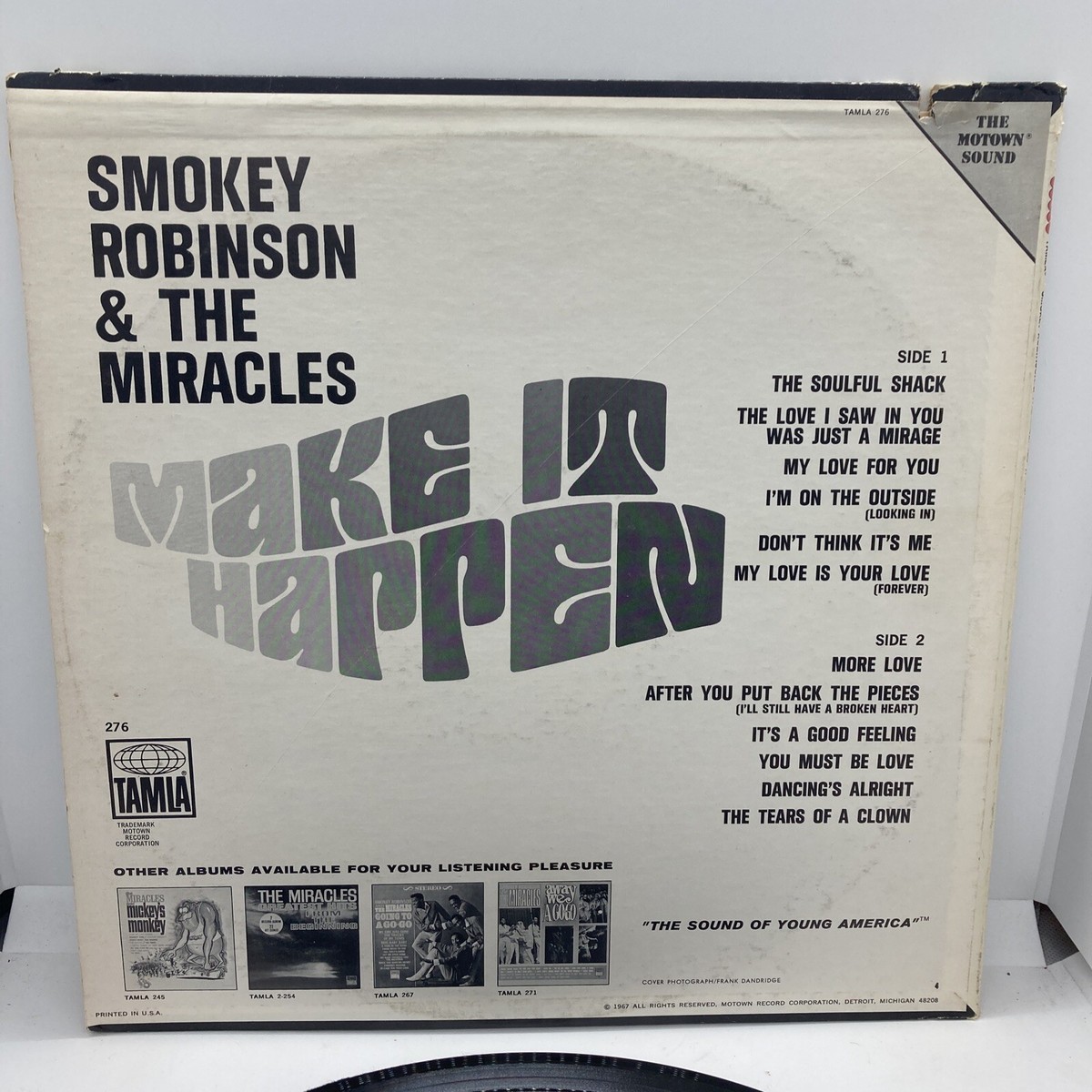 英LP Smokey Robinson &amp;amp; The Miracles Make It Happen STML11067 TAMLA MOTOWN /00260 ODMtOTk4MC5qcGVn.jpeg