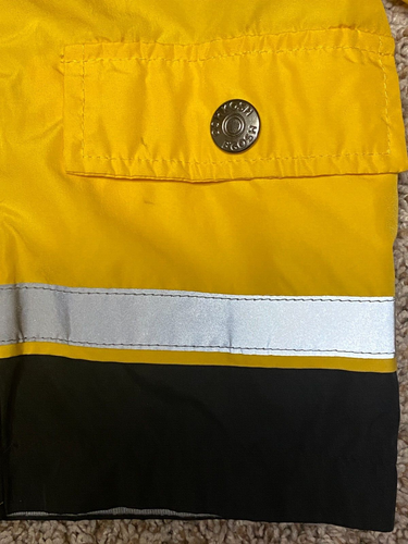 London Fog Oskosh B'Gosh 18M Yellow Fire Rescue Raincoat - Picture 3 of 12