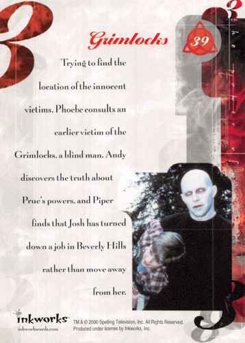 2000 INKWORKS CHARMED SEASON ONE PICK-A-CARD 1-72 BASE TRADING CARDS 1ST SERIES - Picture 79 of 145