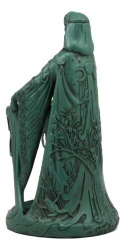 Celtic Goddess Danu Home Decor Statue Made of Polyresin 9" Height Figurine - Picture 3 of 7