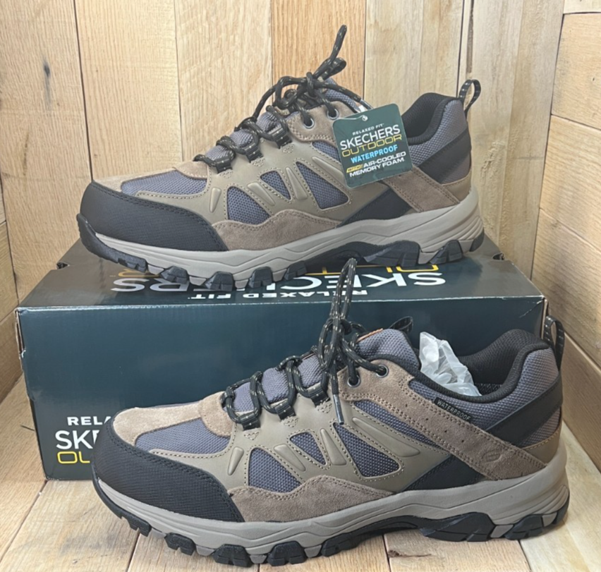 Skechers Hiking Shoes Men 13 Selmen Enago Waterproof Trail 