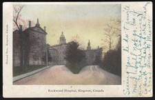 Canada KINGSTON Ontario Postcard 1908 Rokwood Hospital