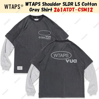 WTAPS Shoulder SLDR LS Cotton Gray Shirt 261ATDT-CSM12 | eBay