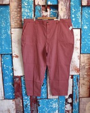 Women's Old Navy High-Waisted Straight Canvas Workwear Pants SIZE 28 Dusty Birch